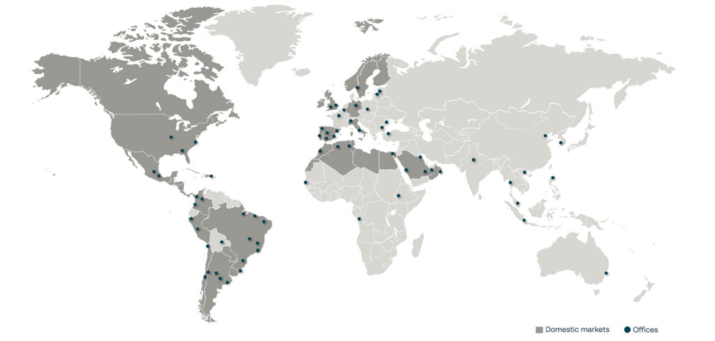Oficinas de Indra Group en el mundo